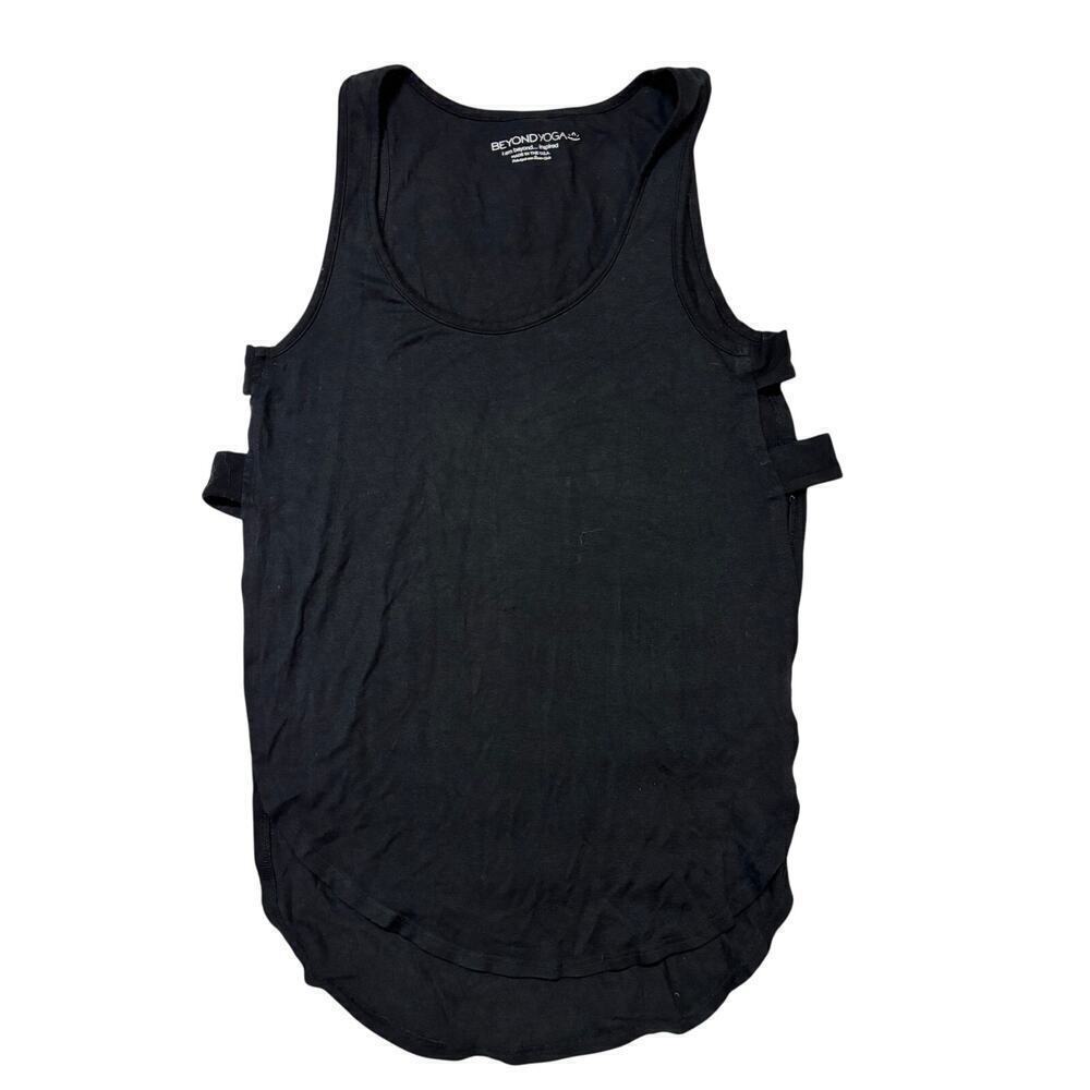 Beyond Yoga, Women's XS, Dark Gray, Cut out/ Slit Sides Activewear Tank Top
